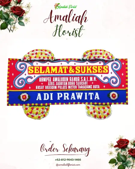 Papan Bunga Ucapan Selamat Sumyang